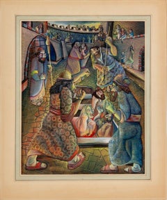 "The Three Hebrew Lads Going into the Furnace"