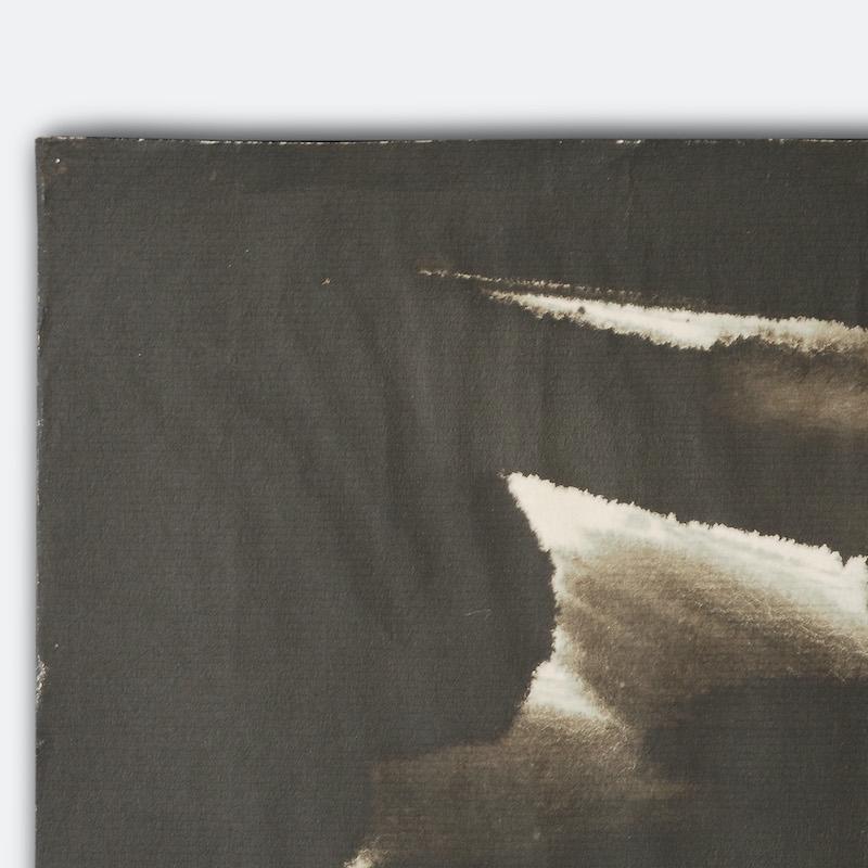 Paul Shusaku Foujino, Untitled Composition, Ink Wash, C. 1960 In Good Condition In CA, CA