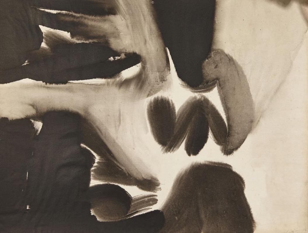 Paul Shusaku Foujino, Untitled Composition, Ink Wash, C. 1960 1