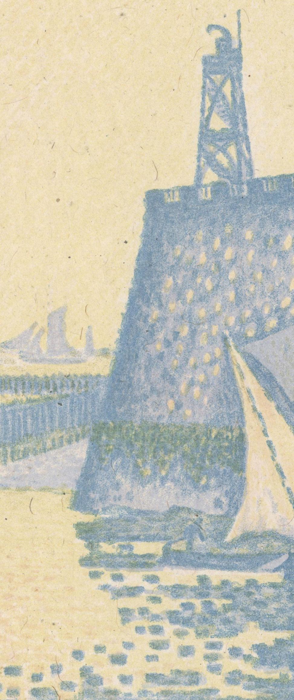 Abend or Le Soir La Jetée de Flassingue (Evening, The Pier at Vlissingen)
Color lithograph, 1898
Unsigned (as issued)
As published in 