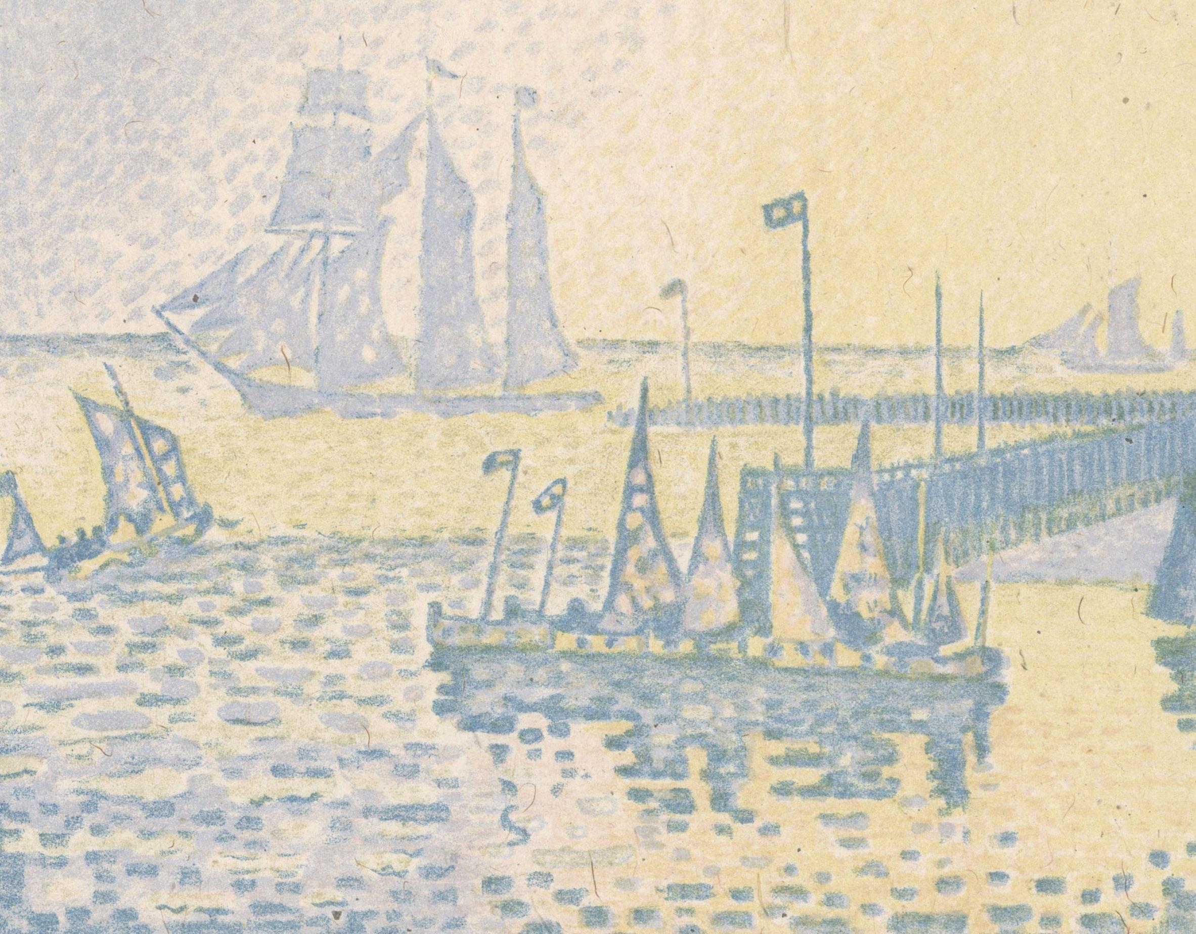 Abend or Le Soir La Jetée de Flassingue (Evening, The Pier at Vlissingen)
Color lithograph, 1898
Unsigned (as issued)
As published in 