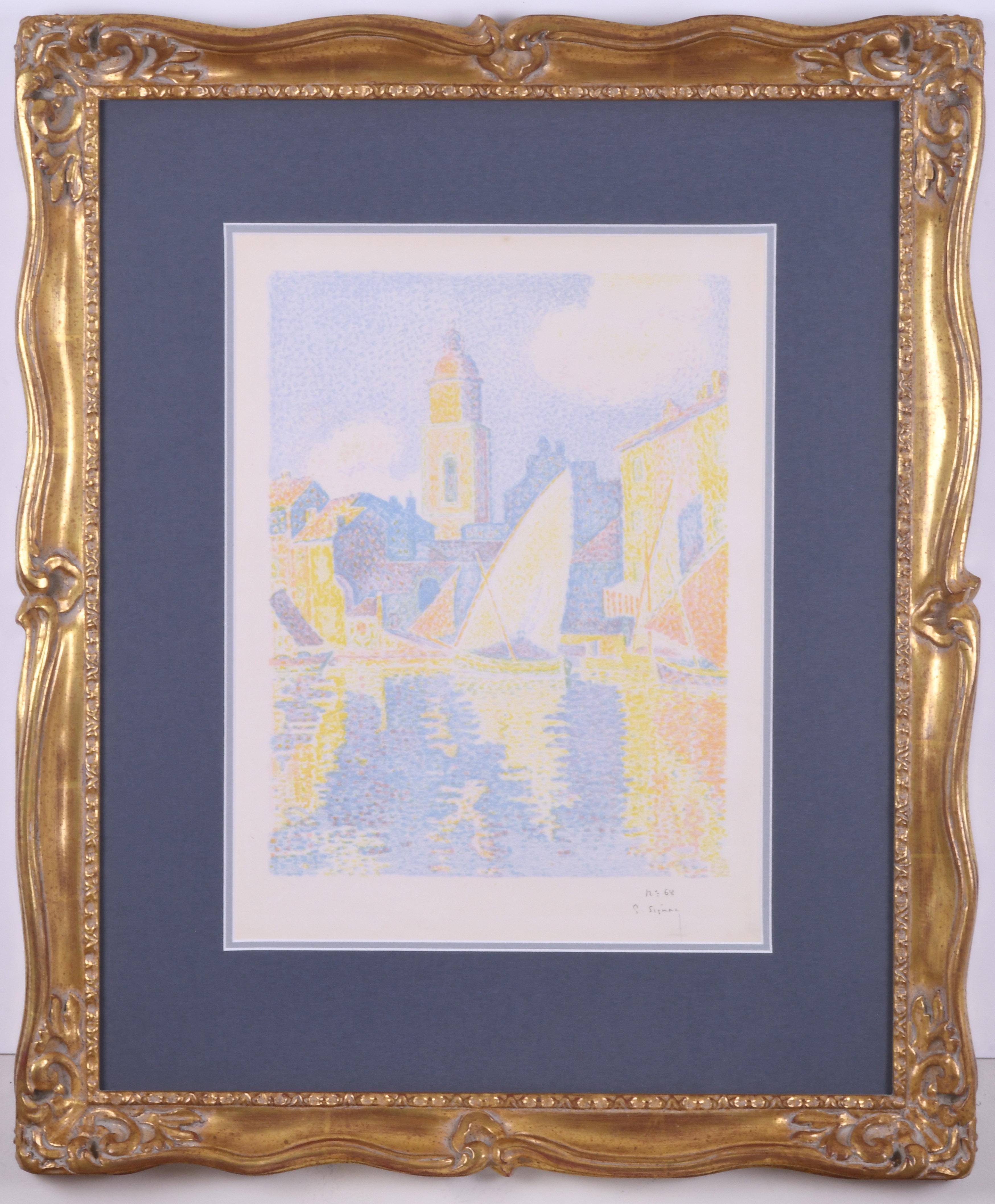Saint-Tropez-Le Port - Print de Paul Signac