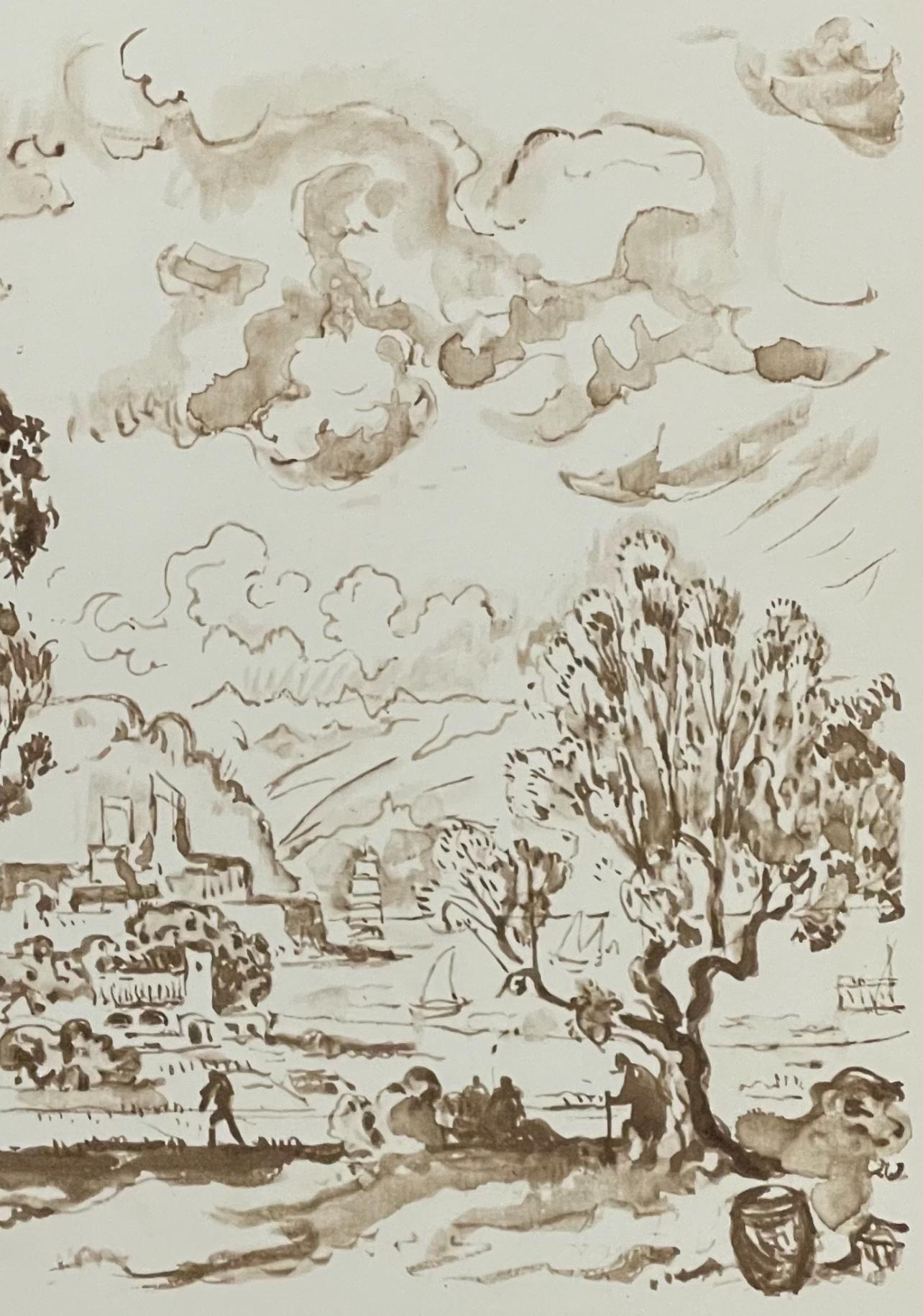 Support : Lithographie sur papier vélin de Lana
Année : 1950
Taille du papier : 9.75 x 12.5 pouces
Inscription : Non signé et non numéroté, tel que publié
Notes : Extrait de l'album Signac Dessins, 1950. Publié par George Besson, Paris ; imprimé par
