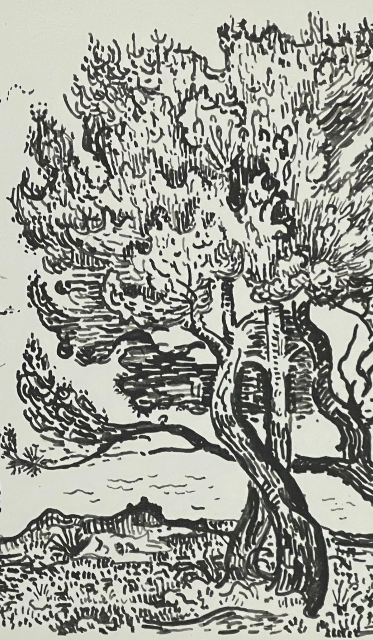 Signac, Antibes, Signac Dessins (après) - Post-impressionnisme Print par Paul Signac