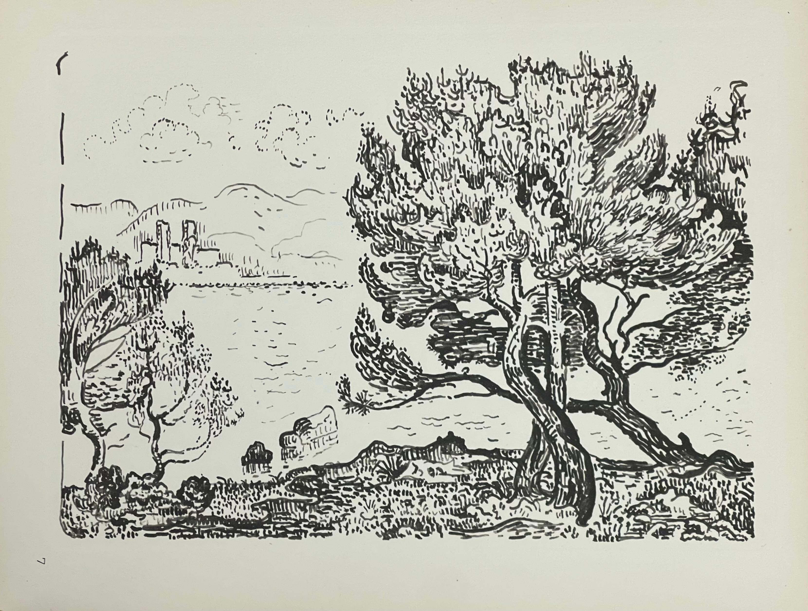 Support : Lithographie sur papier vélin de Lana
Année : 1950
Taille du papier : 9.75 x 12.5 pouces
Inscription : Non signé et non numéroté, tel que publié
Notes : Extrait de l'album Signac Dessins, 1950. Publié par George Besson, Paris ; imprimé par
