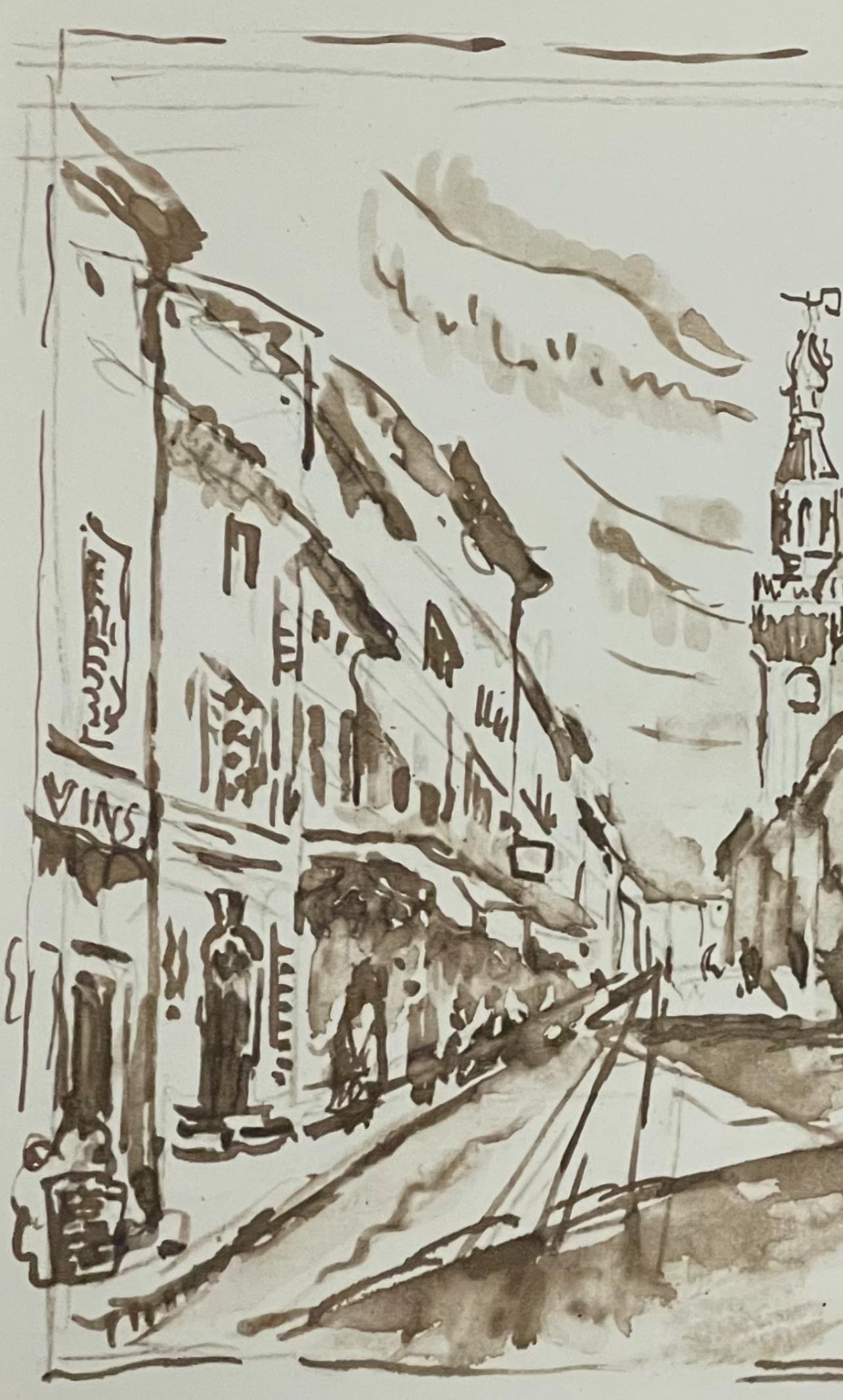 Signac, Avignon. Le motif de Jongkind, Signac Dessins (after) - Print by Paul Signac