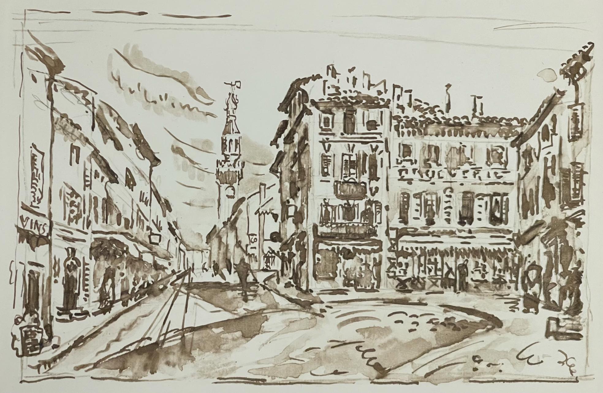 Signac, Avignon. Le motif de Jongkind, Signac Dessins (après)