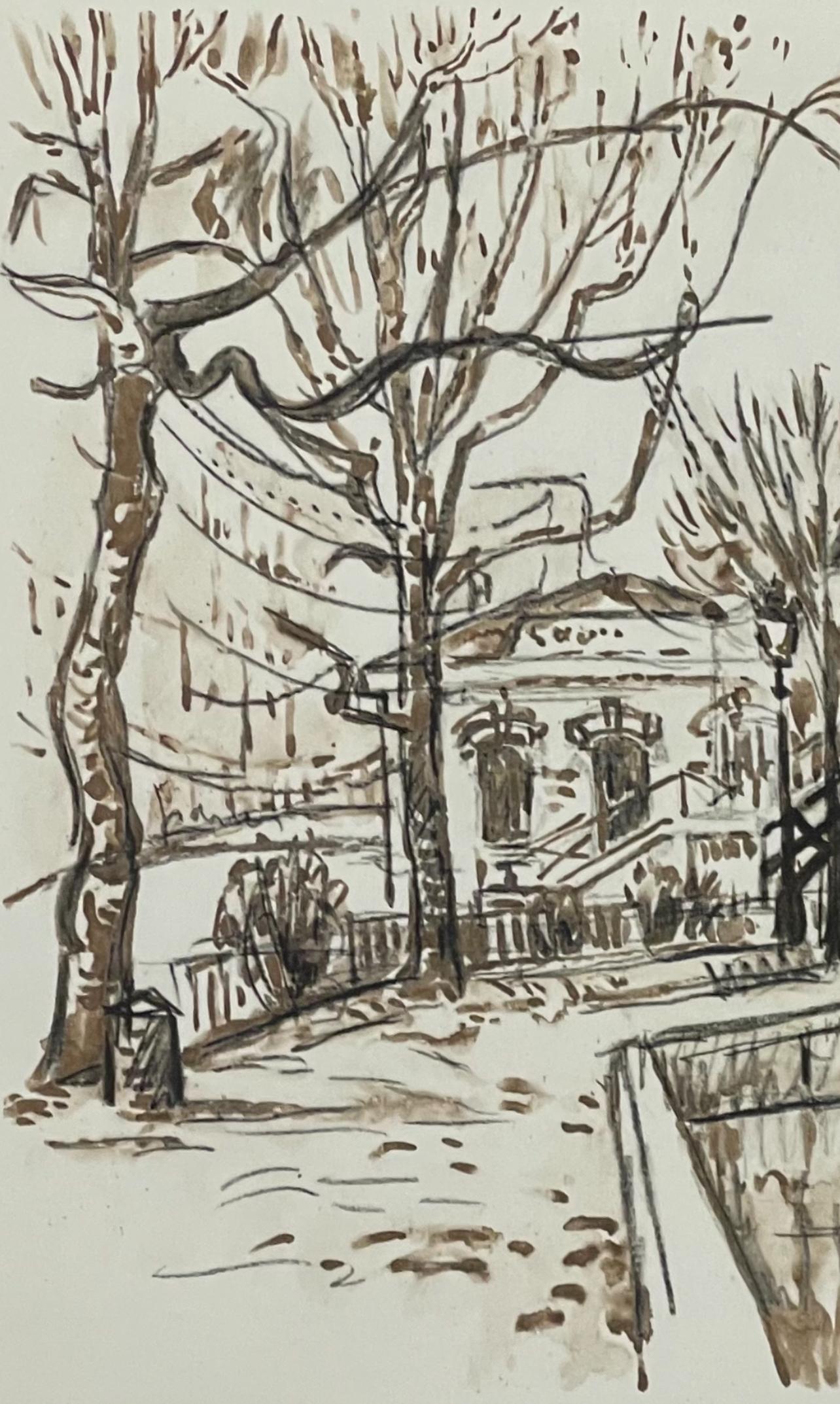 Signac, Canal St-Martin, Signac Dessins (después) - Print de Paul Signac
