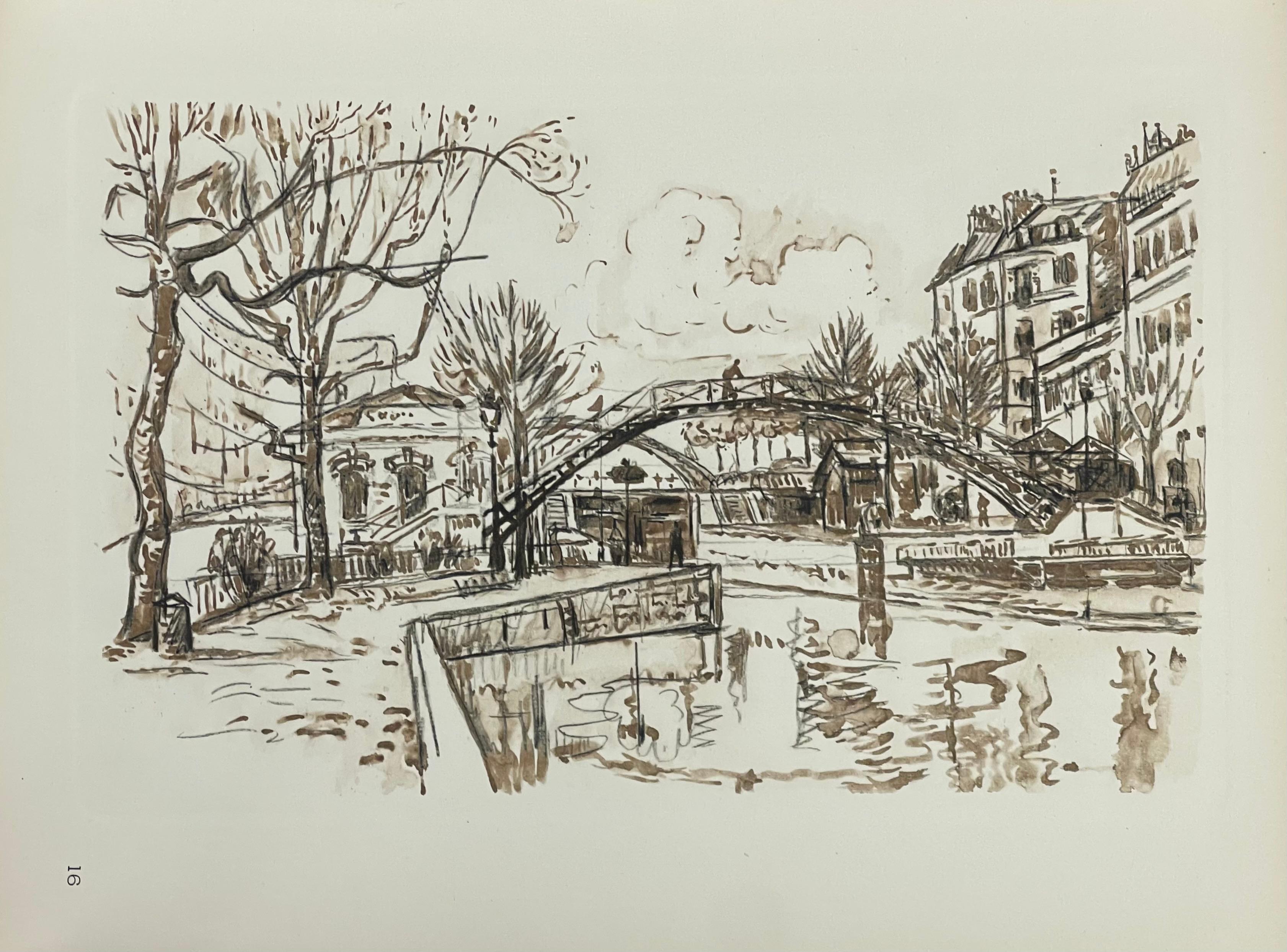 Signac, Canal St-Martin, Signac Dessins (después) en venta 2