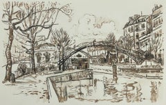 Signac, Canal St-Martin, Signac Dessins (after)
