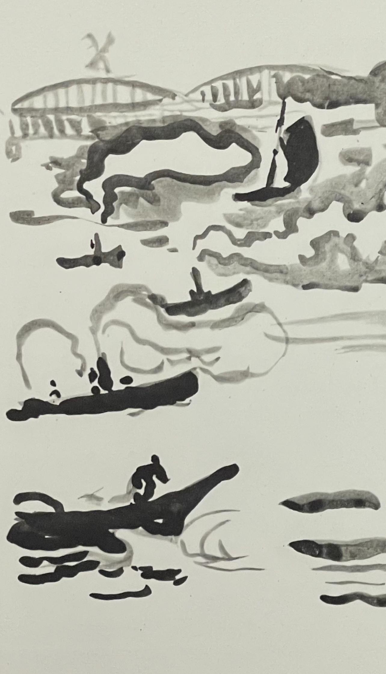 Signac, Rotterdam, Signac Dessins (after) - Print by Paul Signac