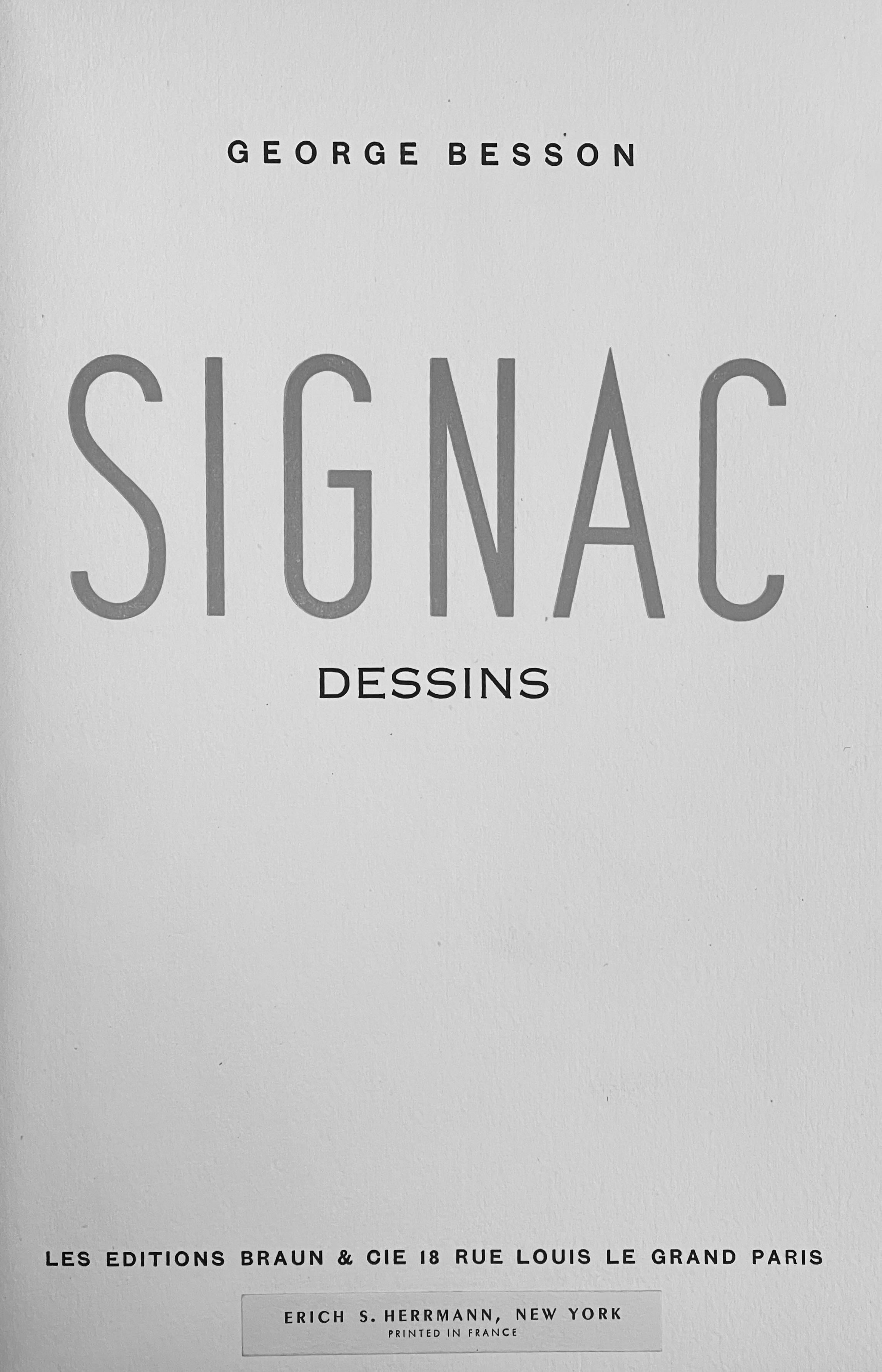 Signac, St-Tropez. Le jardin, Signac Dessins (después) en venta 2