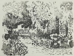 Signac, St-Tropez. Le jardin, Signac Dessins (después)