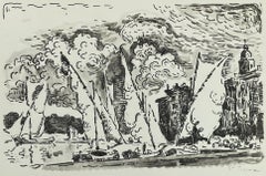 Signac, St-Tropez, Signac Dessins (after)