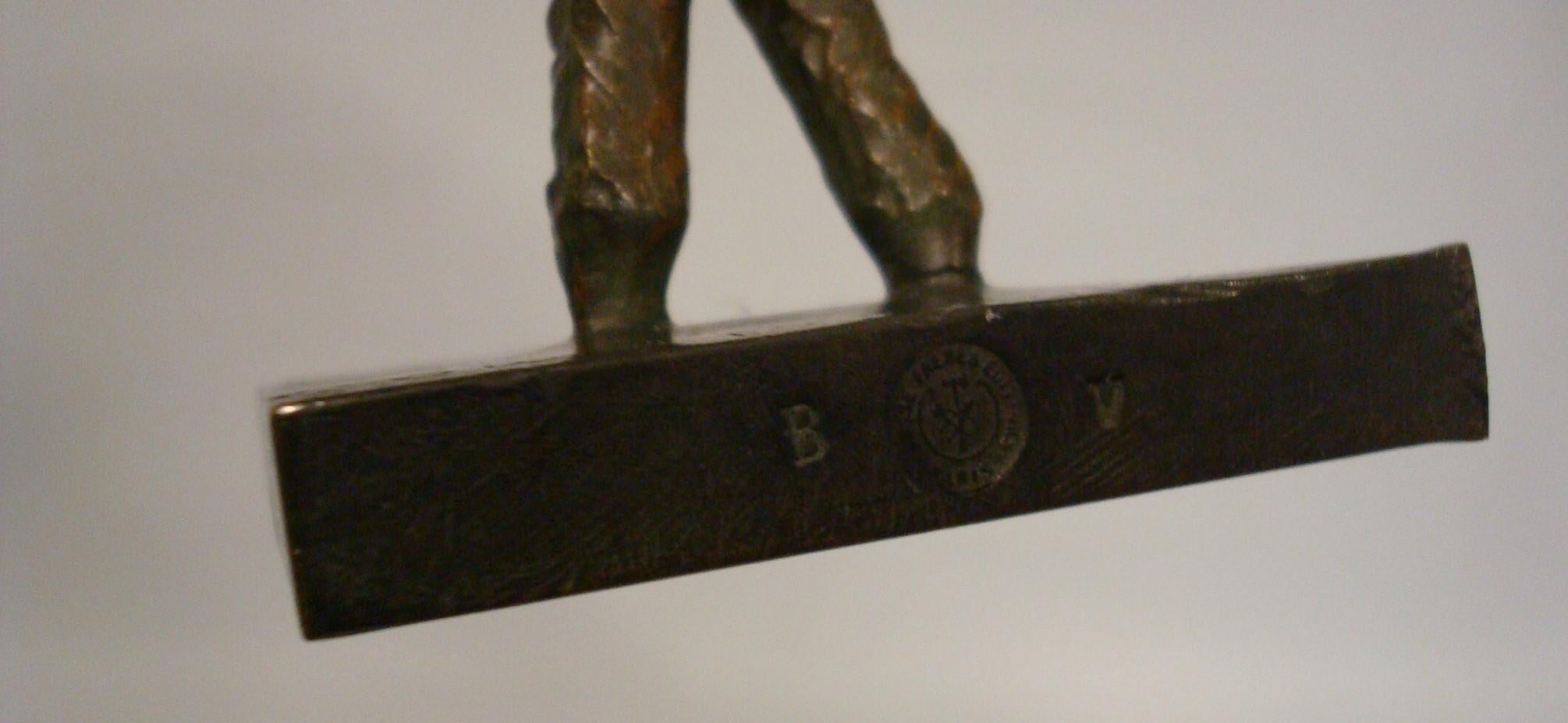 Paul Silvestre French Art Deco Bronze Lamb Bookends For Sale 1