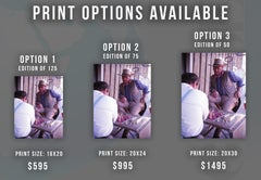 John Wayne Playing Chess Fine Art Print