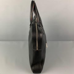 PAUL SMITH Black Leather Briefcase Bag