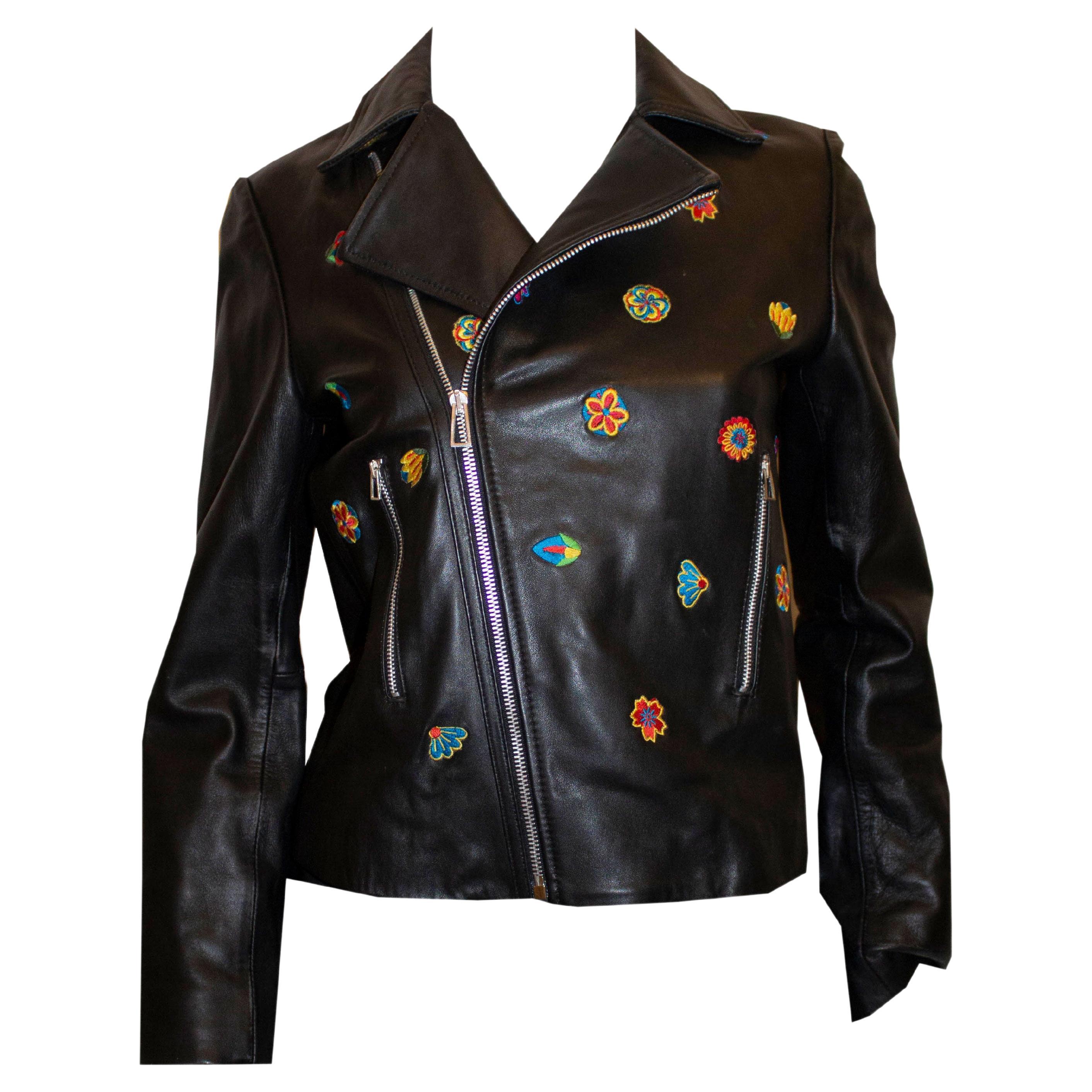 WOMEN FASHION Jackets Embroidery Black/Multicolored M discount 88% NoName vest 