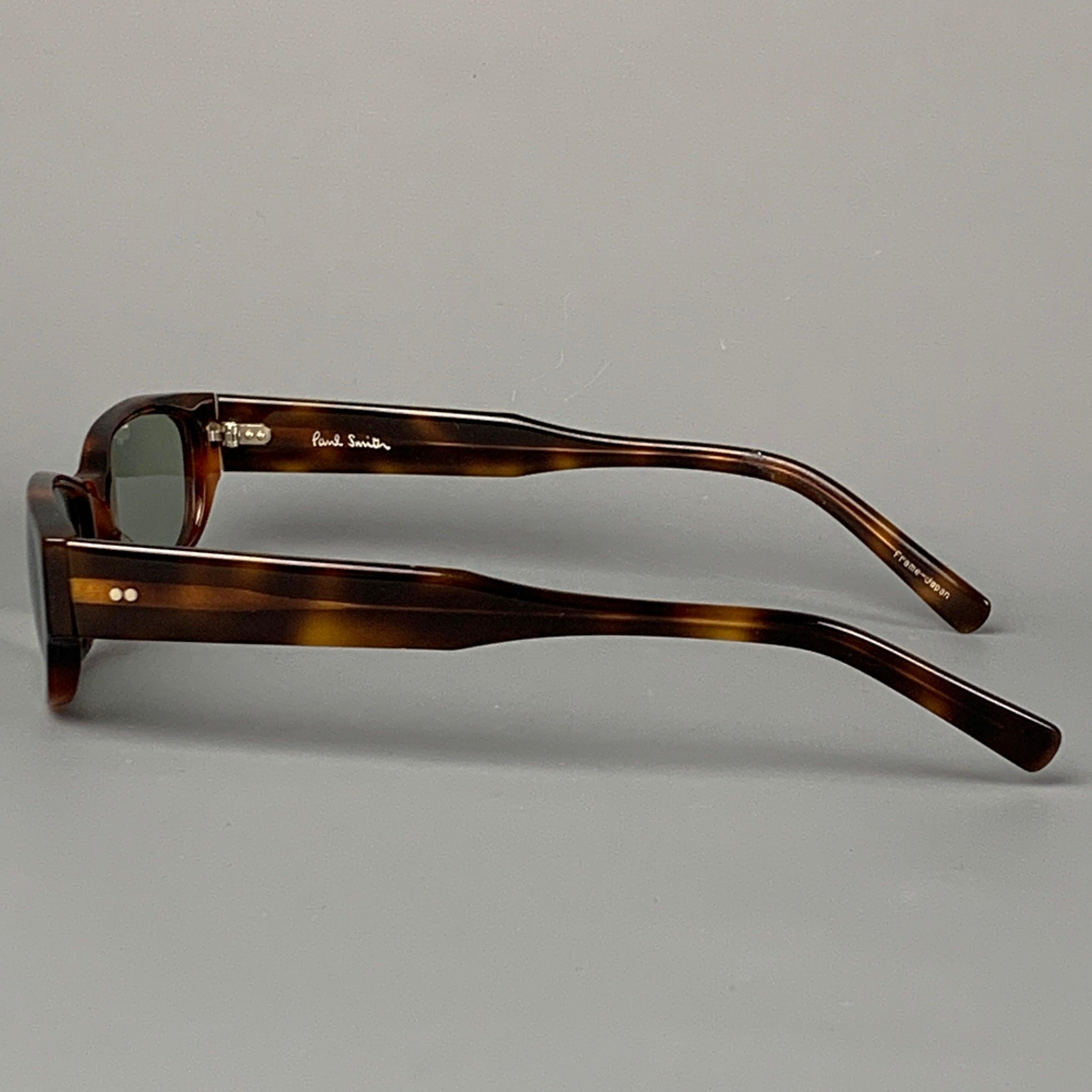 Men's PAUL SMITH Brown Tortoiseshell Acetate Sunglasses & Eyewear For Sale