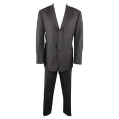 PAUL SMITH Chest Size 42 Charcoal Plaid Wool Notch Lapel 34 32 Suit PAUL SMITH Chest Size 42 Charcoal Plaid Wool Notch Lapel 34 32 Suit