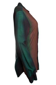 Paul smith, gradient multicolour printed shirt