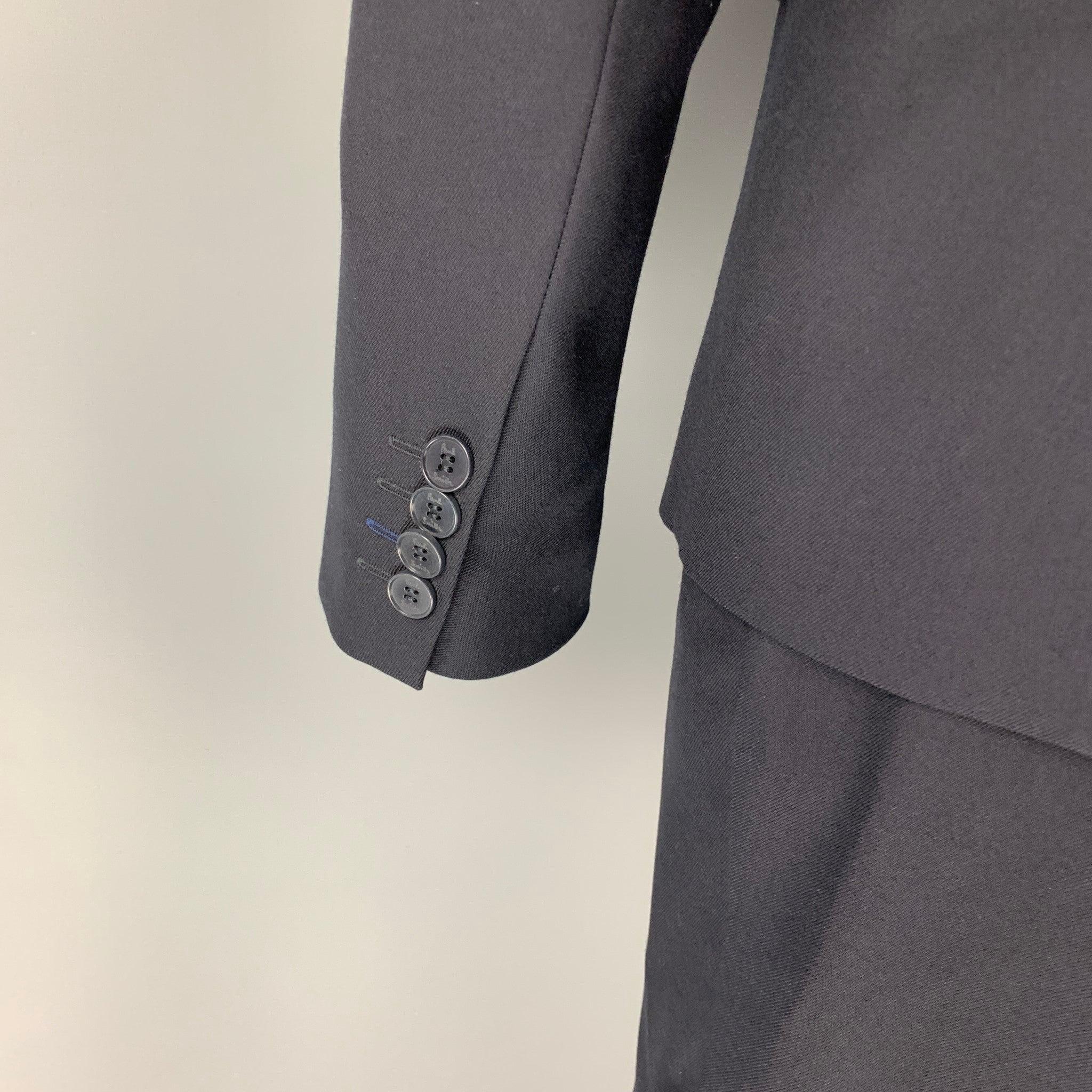 Men's PAUL SMITH Junior Size 16 YRS  Navy Wool Notch Lapel Suit For Sale