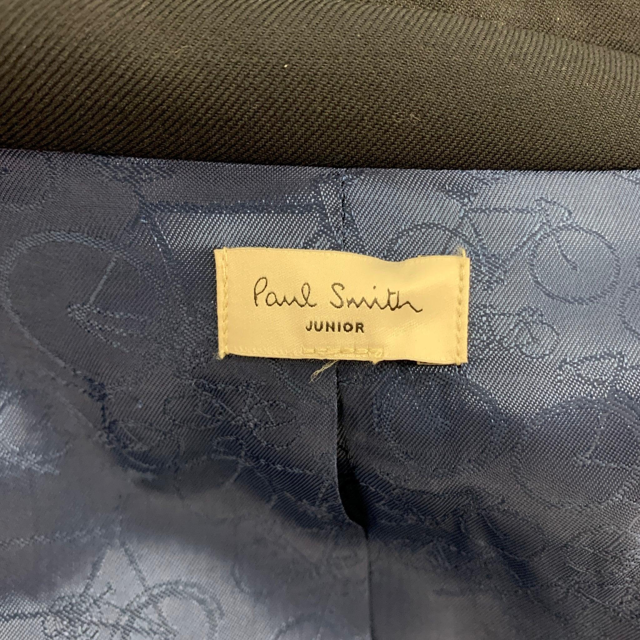 PAUL SMITH Junior Size 16 YRS  Navy Wool Notch Lapel Suit For Sale 5