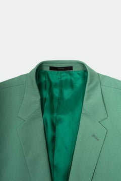 Paul Smith Men's Lightweight Green Blazer, Wool Elastane, Size 54R