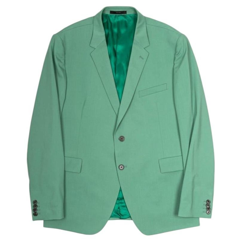 Blazer léger vert pour homme Paul Smith, laine et élasthanne, taille 54R