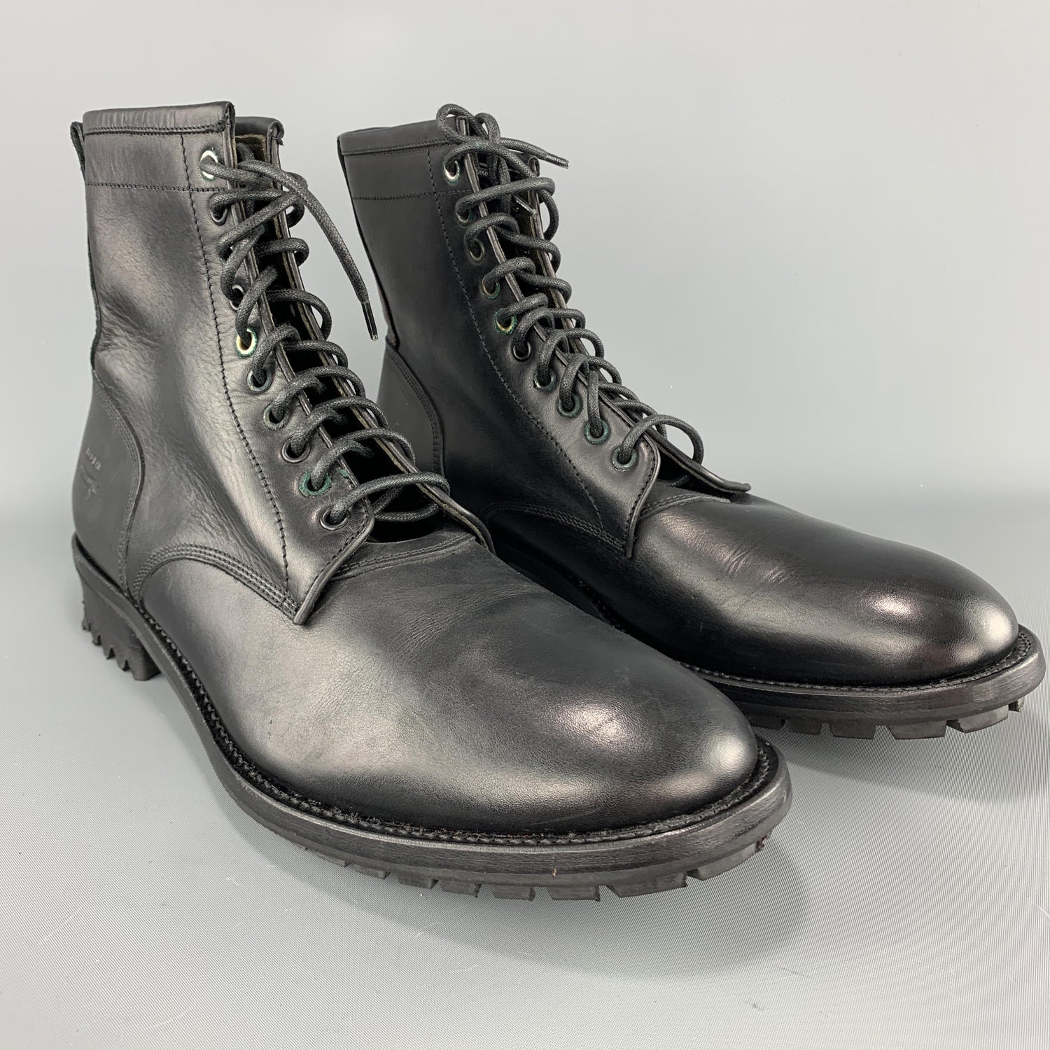 PAUL SMITH RED EAR Size 12 Black Leather Lace Up Boots at 1stDibs | paul  smith red ear boots, paul smith red ear shoes