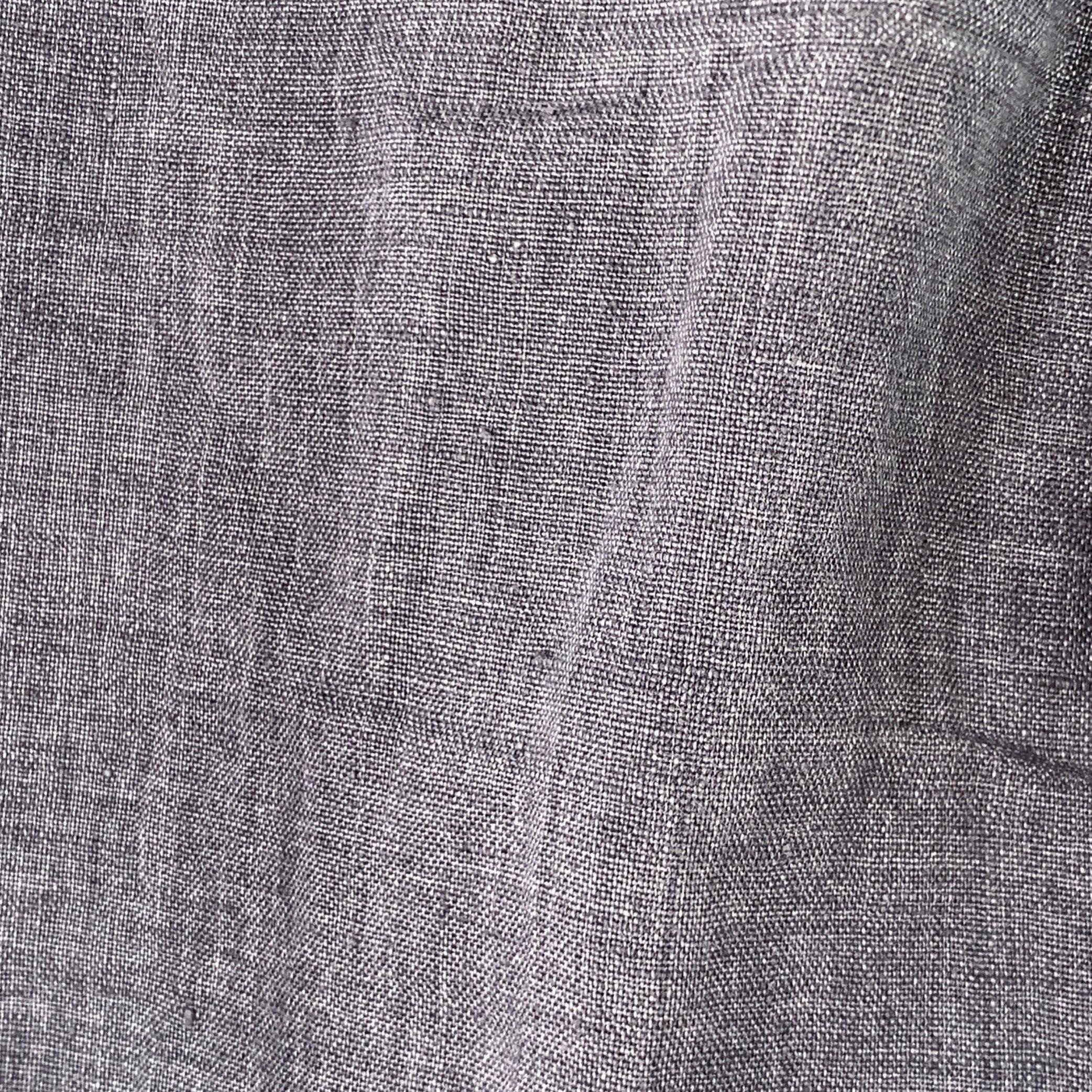 Grigio Paul Smith Taglia 32 - Lino grigio antracite - Pantaloni casual affusolati e anteriori piatti in vendita