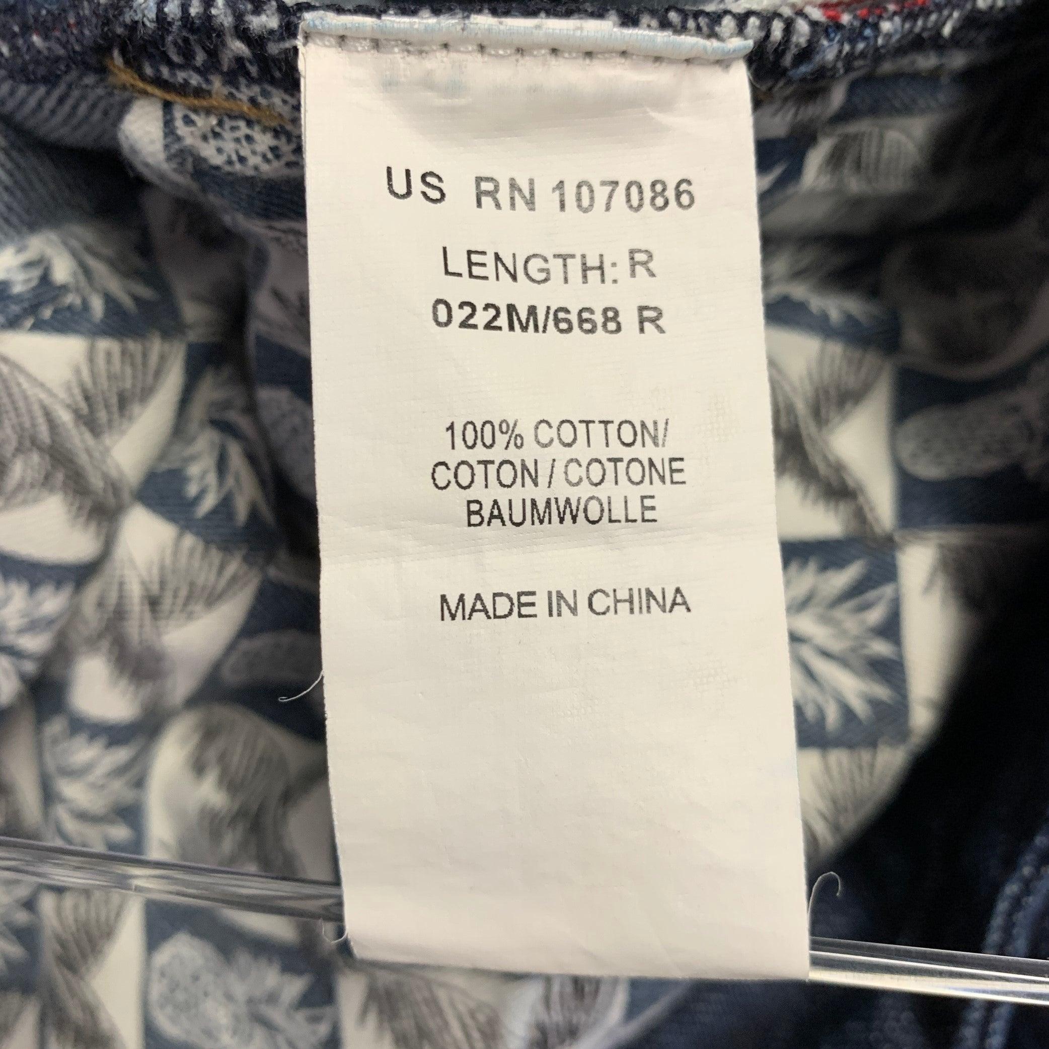 PAUL SMITH Talla 36 Vaqueros rectos japoneses con orillo de algodón azul con pespuntes en contraste en venta 3