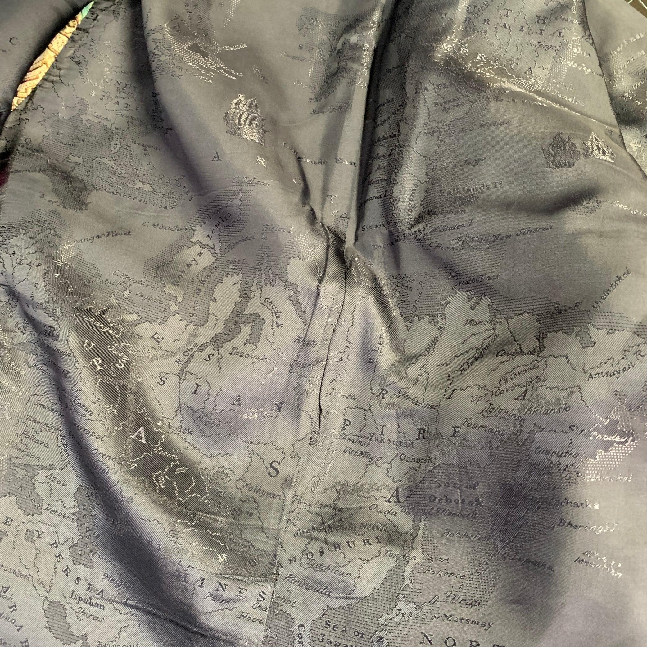 Paul Smith taglia 38 Cappotto sportivo in lana con risvolto a tacche, nero e blu. in vendita 2