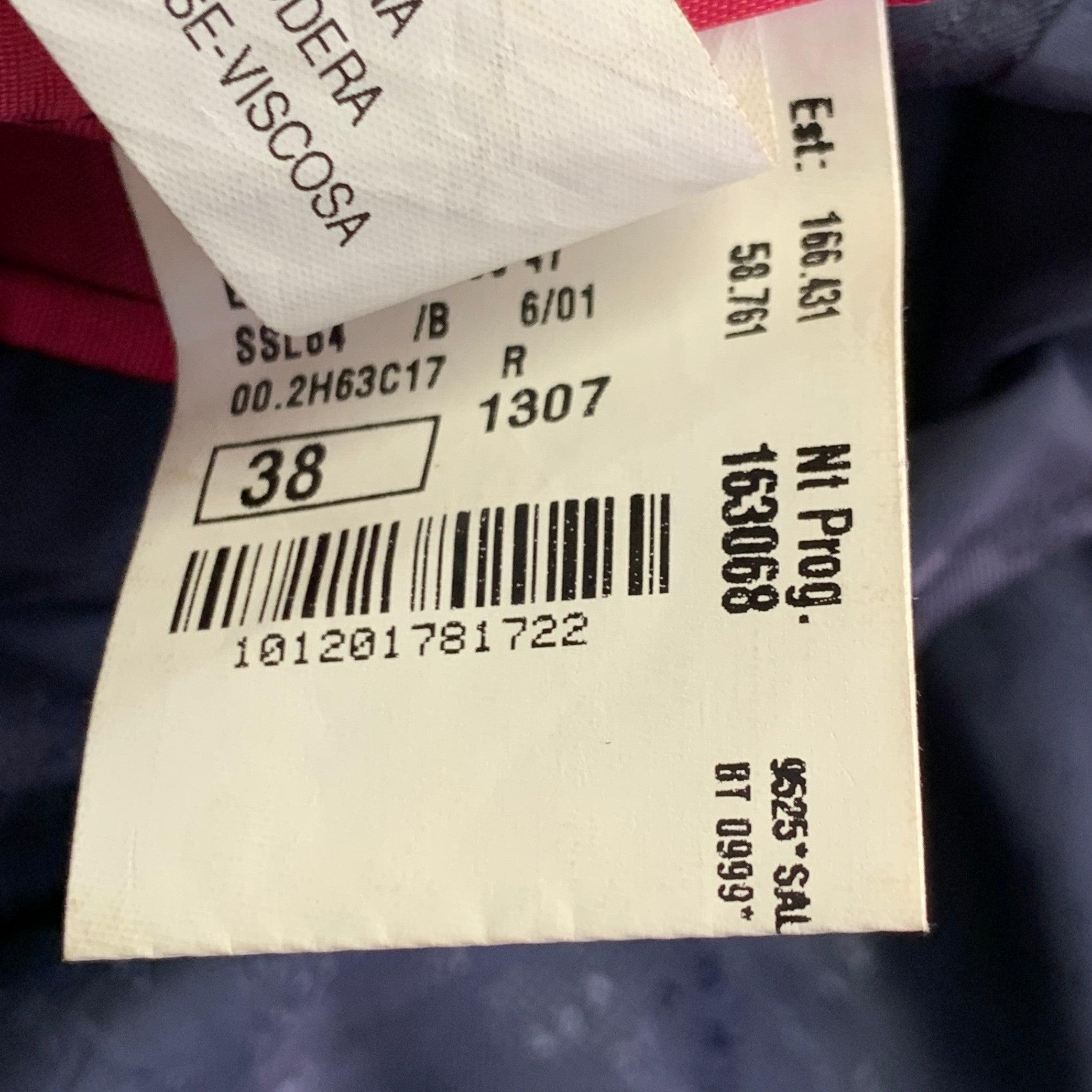 Paul Smith taglia 38 Cappotto sportivo in lana con risvolto a tacche, nero e blu. in vendita 4