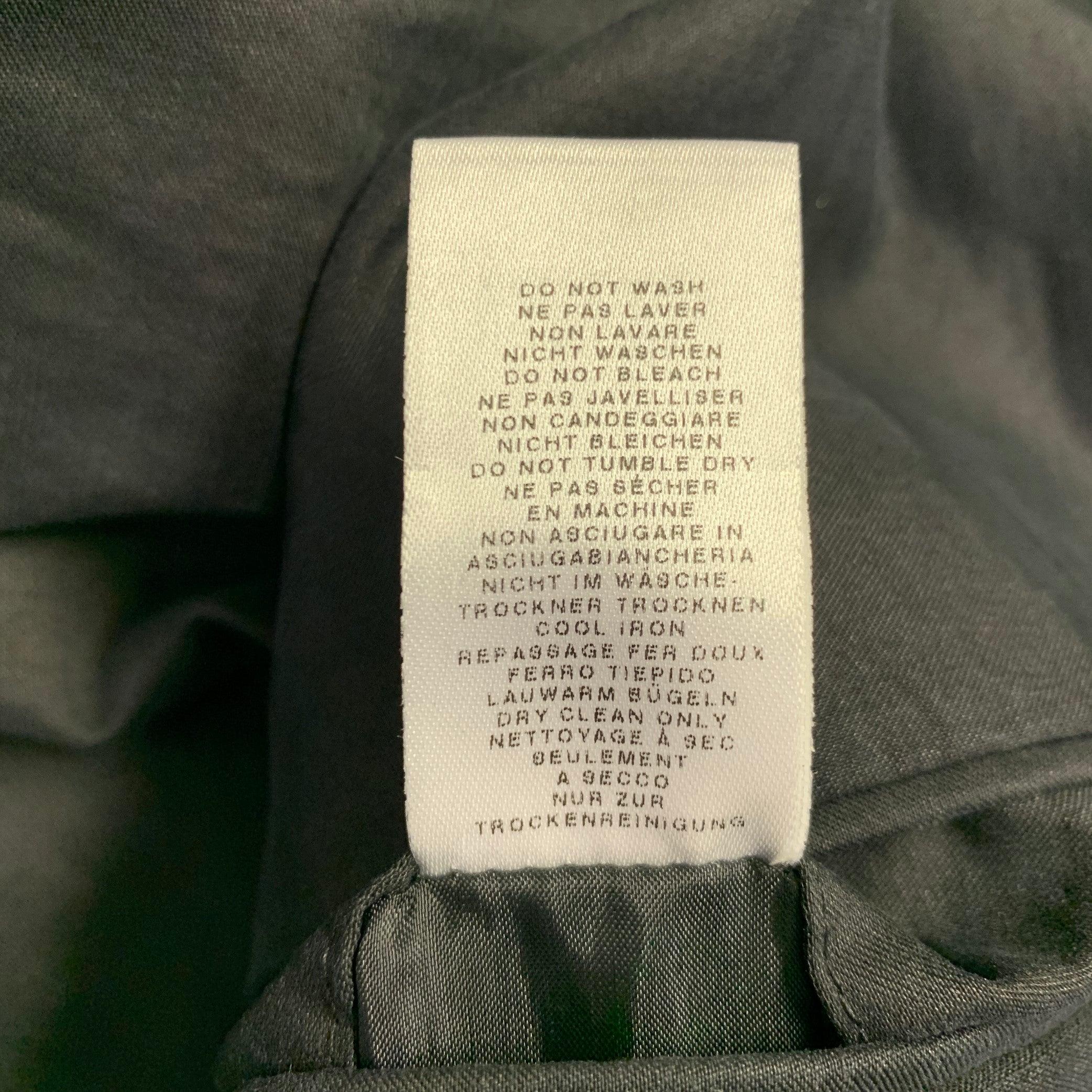 PAUL SMITH Size 38 Black Cotton Blend Single Breasted Sport Coat For Sale 6