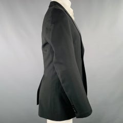 PAUL SMITH Größe 38 Schwarzer schwarzer Woll-Mohair-Smohair-Smohair-Sportmantel