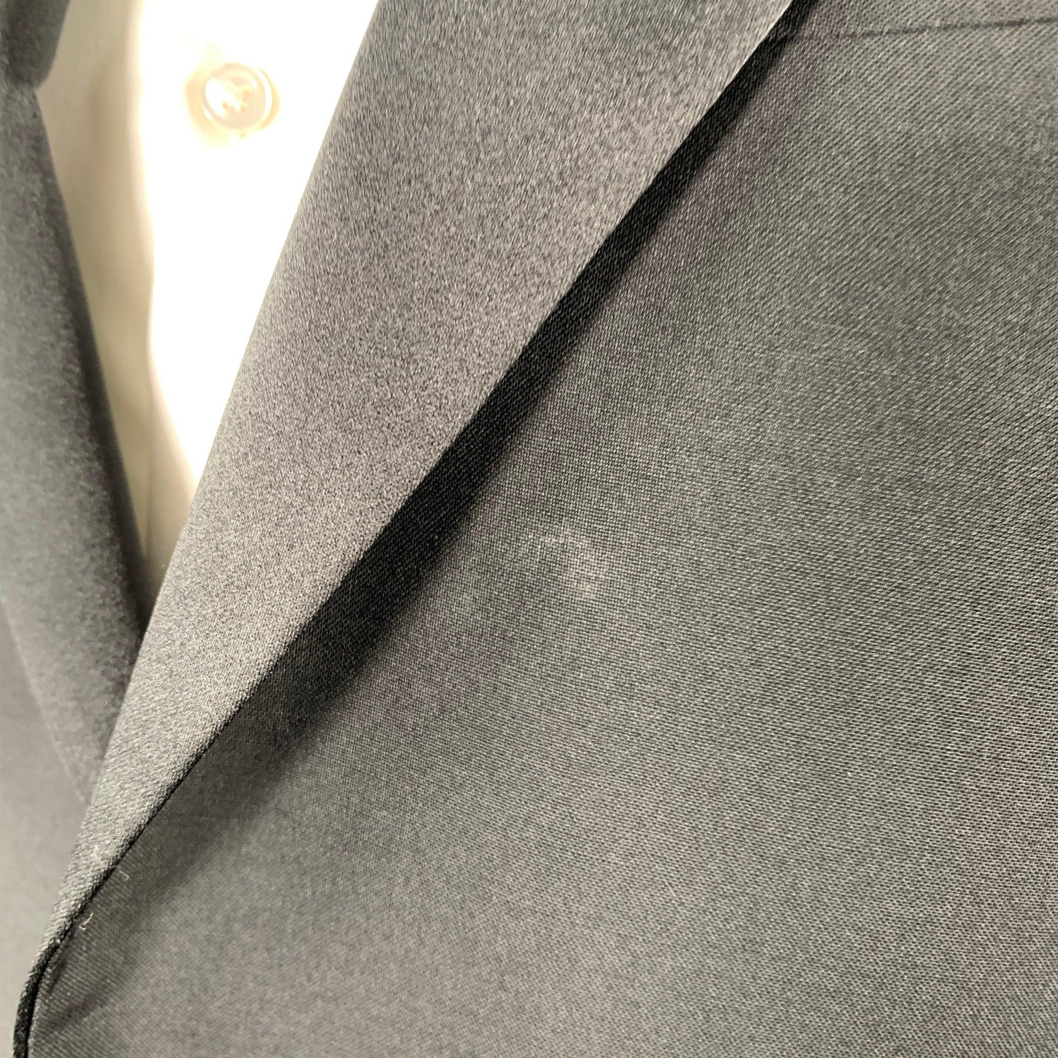 PAUL SMITH Taille 38 Manteau de sport de smoking noir en laine et mohair Pour hommes en vente