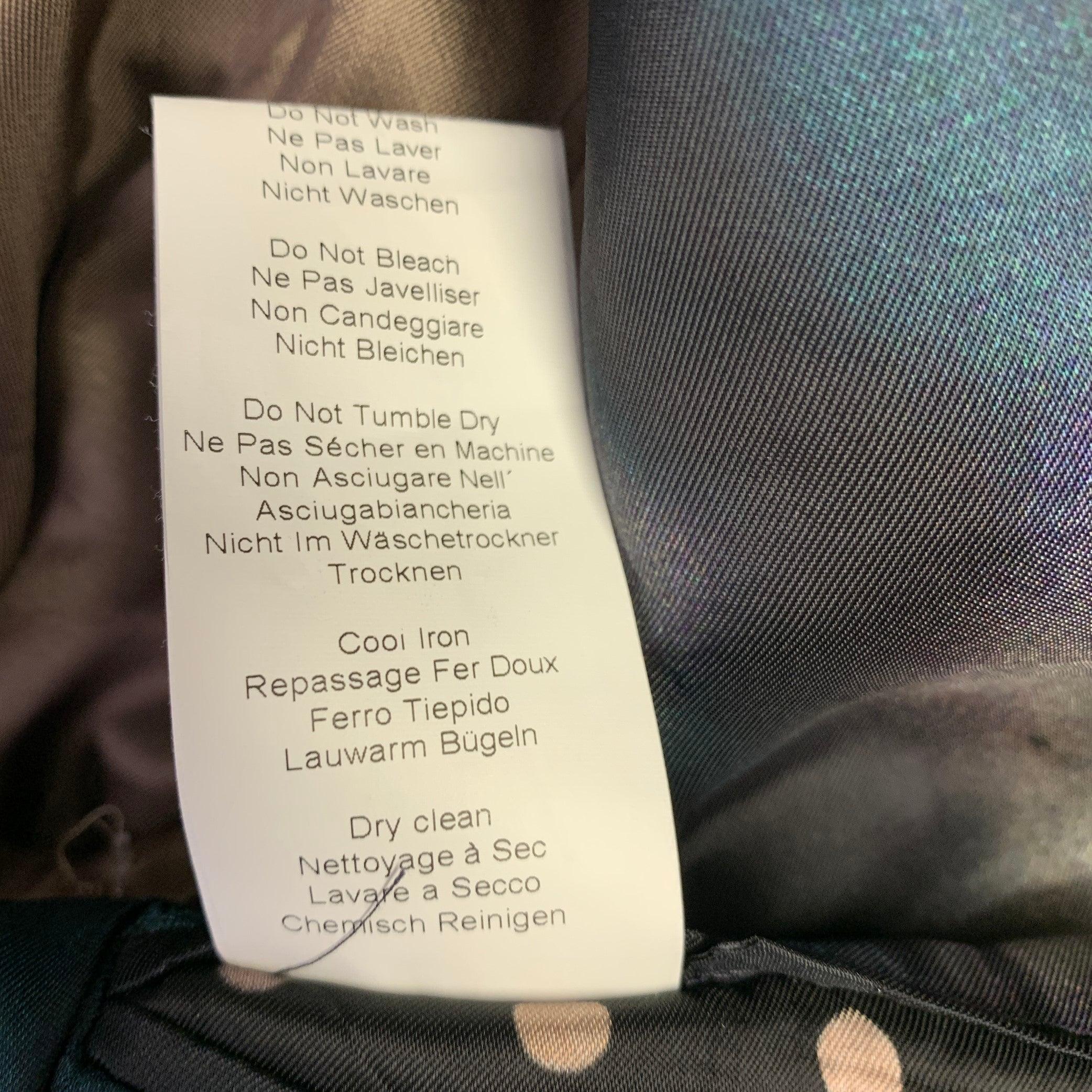 Paul Smith Taglia 38 Cappotto sportivo monopetto in lana e mohair grigio in vendita 4