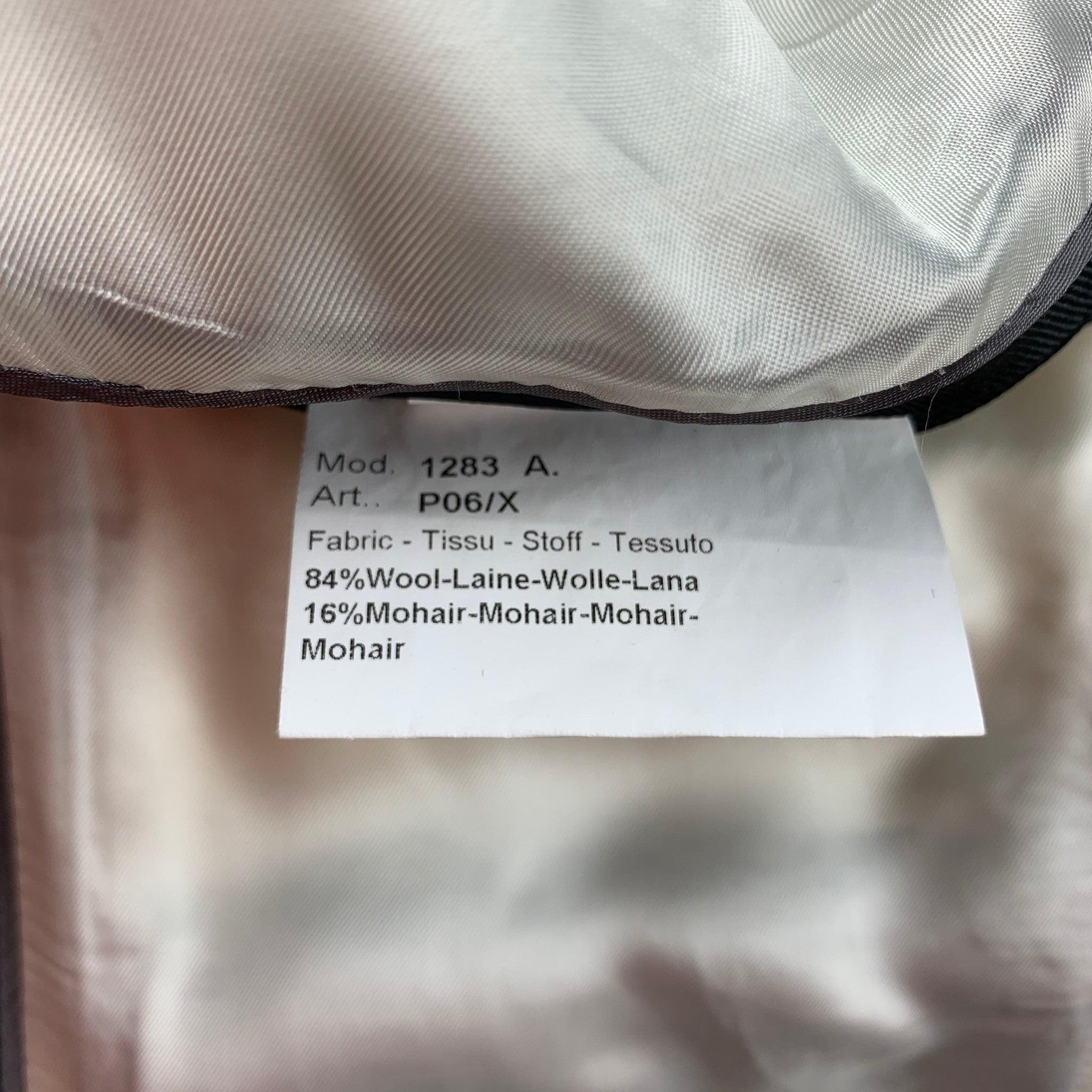 PAUL SMITH Size 38 Regular Navy Wool / Mohair Peak Lapel Tuxedo Sport Coat For Sale 2