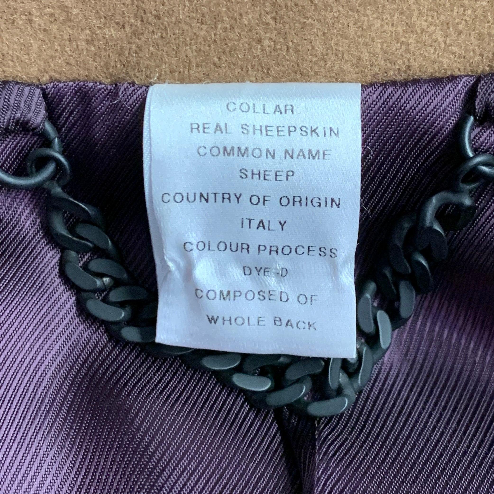PAUL SMITH Size 38 Tan Brown Wool Cashmere Coat For Sale 2