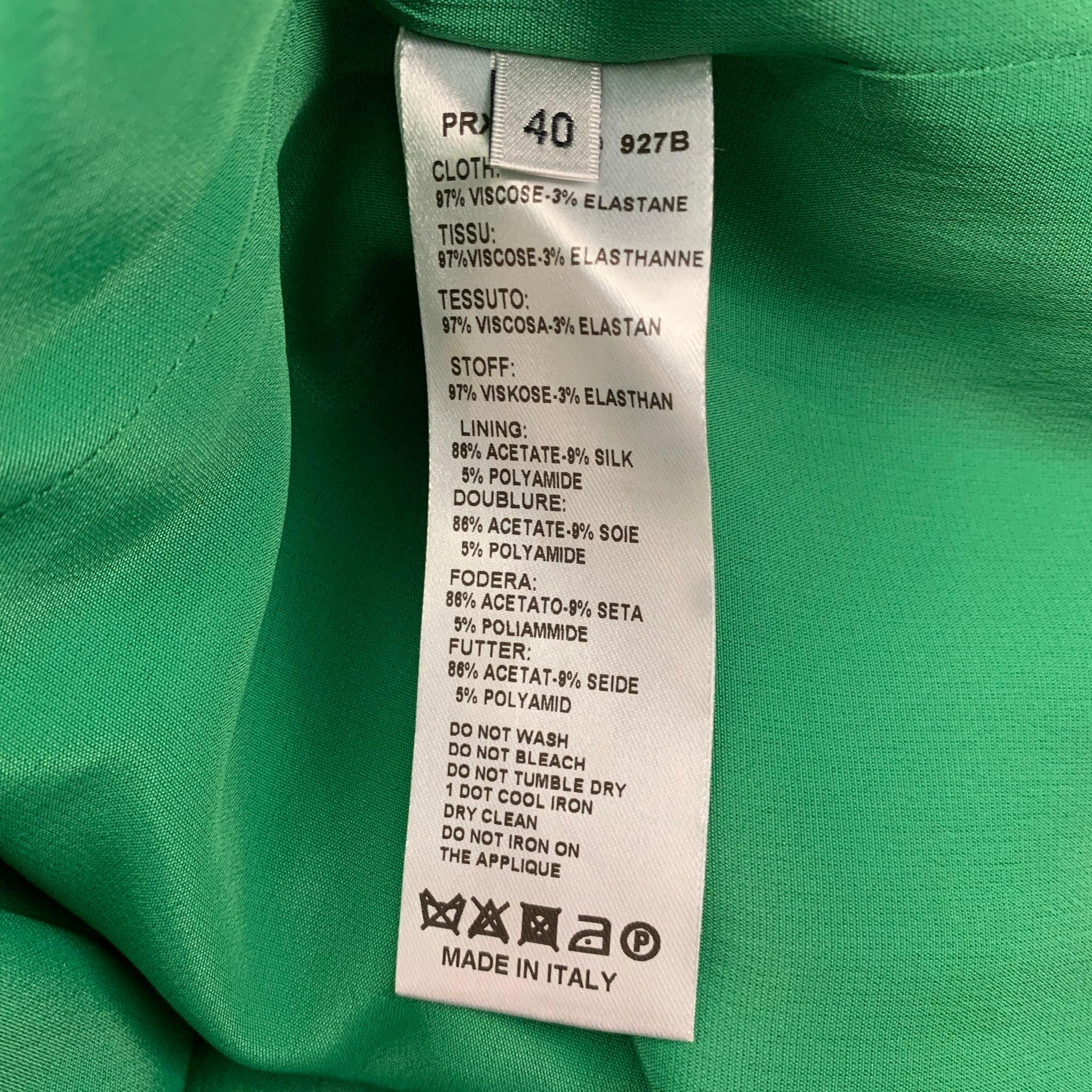 PAUL SMITH Taille 4 Robe longue en jersey noir avec perles, ouverte dans le dos Pour femmes en vente