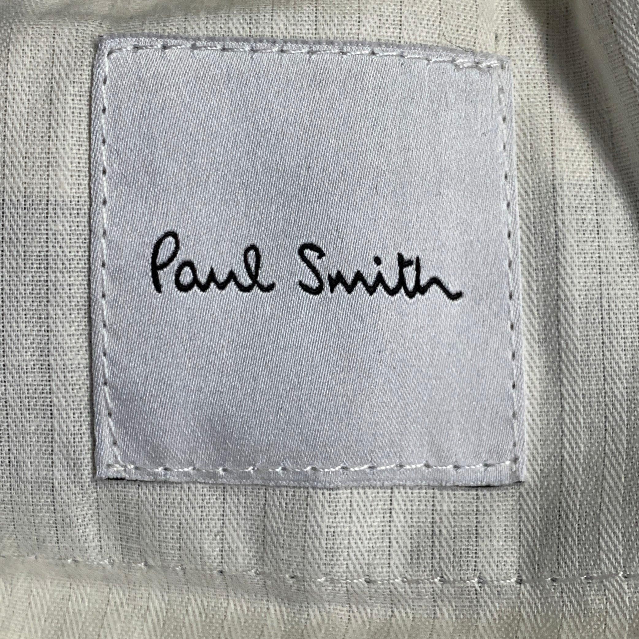 PAUL SMITH Größe 40 Regular SOHO Fit Teal Wool Peak Lapel Tuxedo im Angebot 4