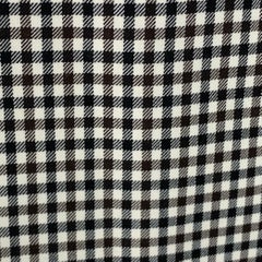 PAUL SMITH Größe 40 Weiß Schwarz Braun Karierter Wollmantel