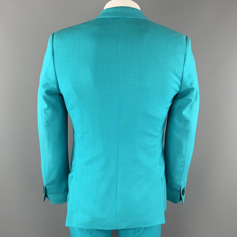 PAUL SMITH Soho Fit Chest Size 42 R Houndstooth Wool Notch Lapel Tan Suit main image 0