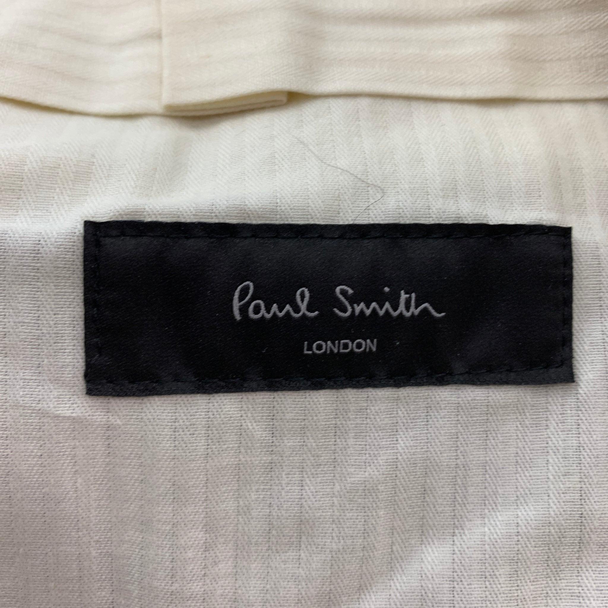 PAUL SMITH Size 42 Navy Wool Cashmere Notch Lapel Suit For Sale 7