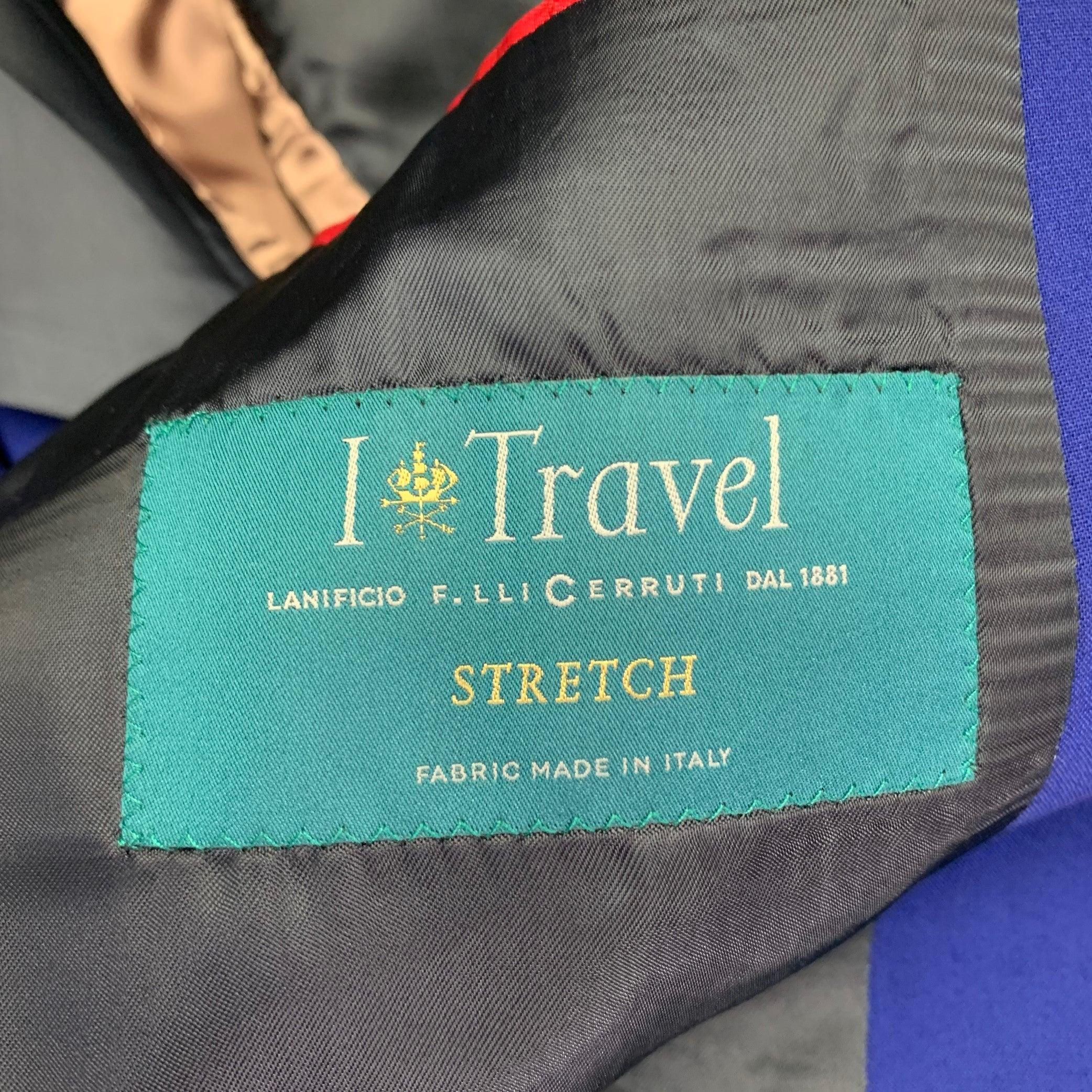 Paul Smith taglia 42 abito monopetto in misto lana vergine blu reale in vendita 4