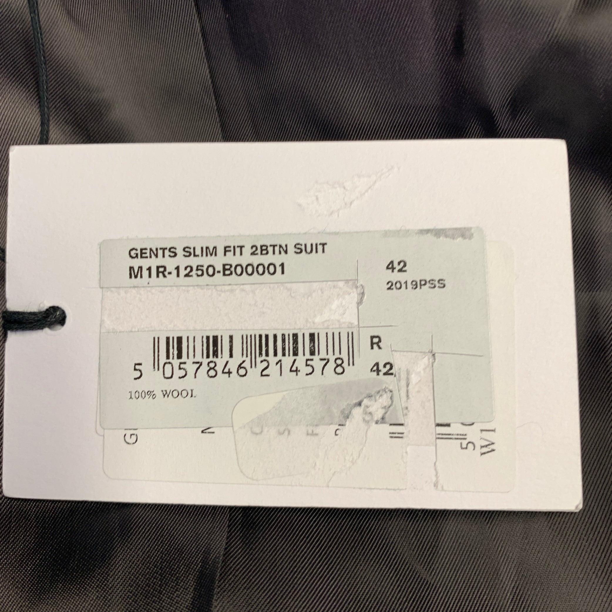 PAUL SMITH Größe 42 Teal Wool Notch Reverse Sport Coat im Angebot 2