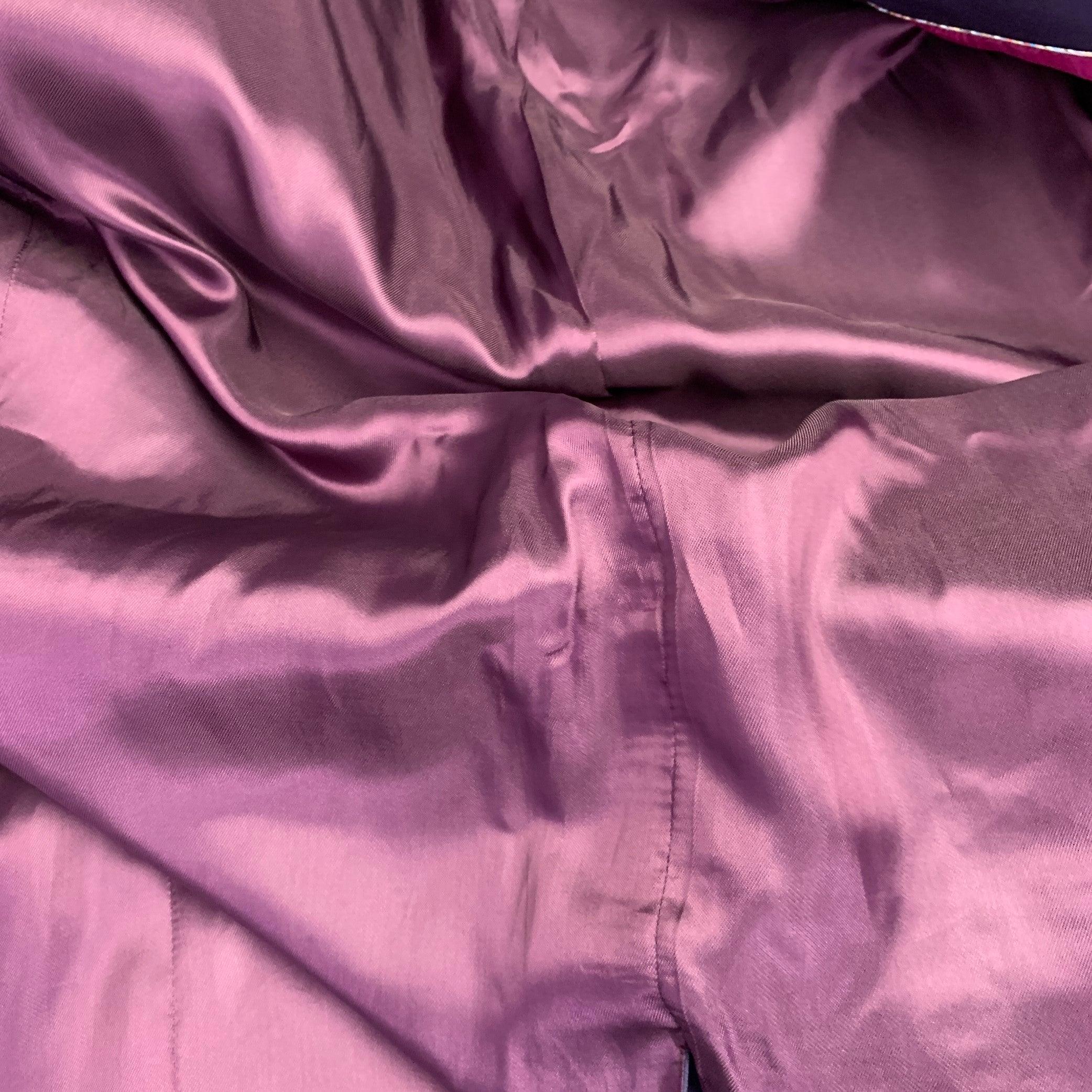 PAUL SMITH Größe 44 Lila Wolle Mohair Sportmantel im Angebot 1
