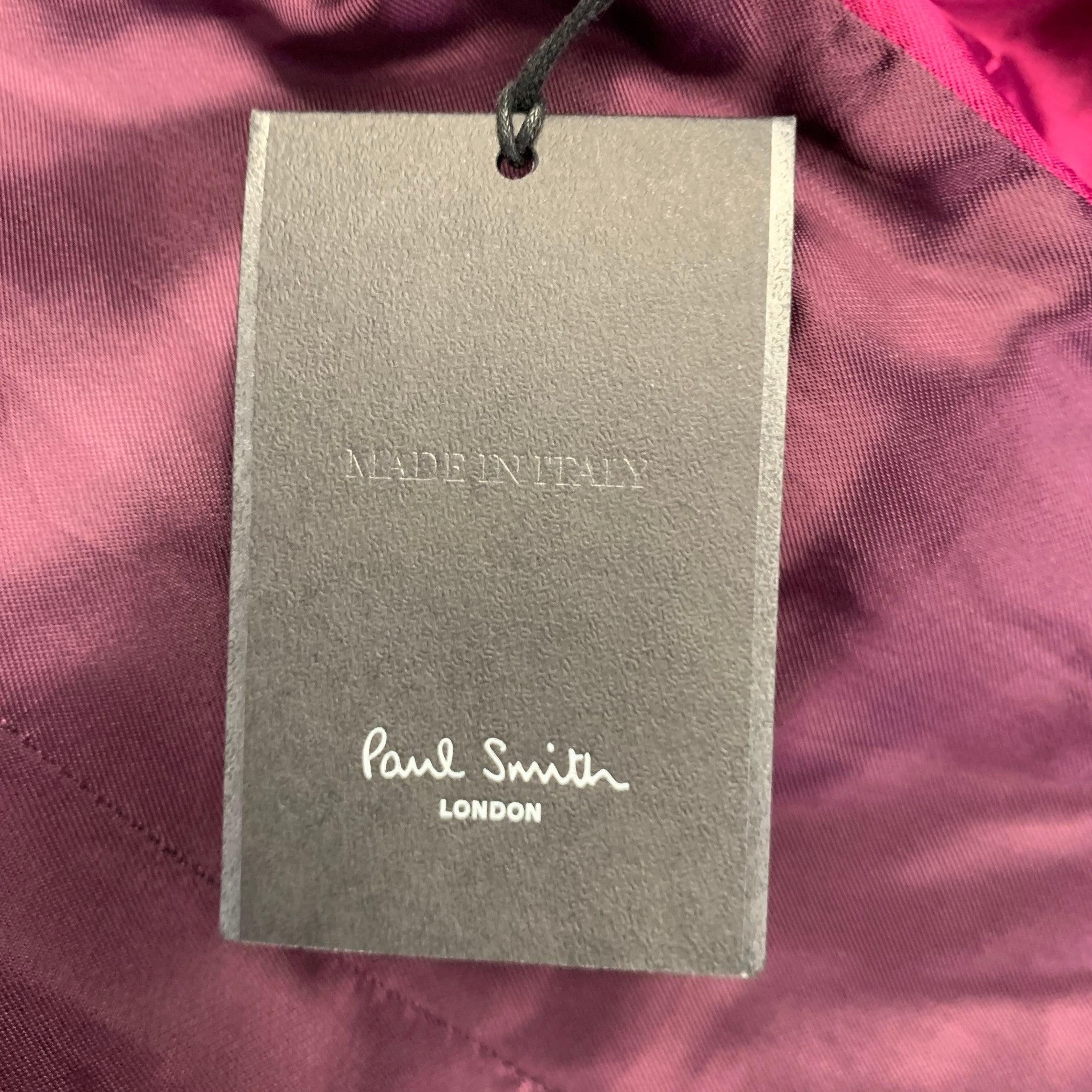 PAUL SMITH Größe 44 Lila Wolle Mohair Sportmantel im Angebot 4