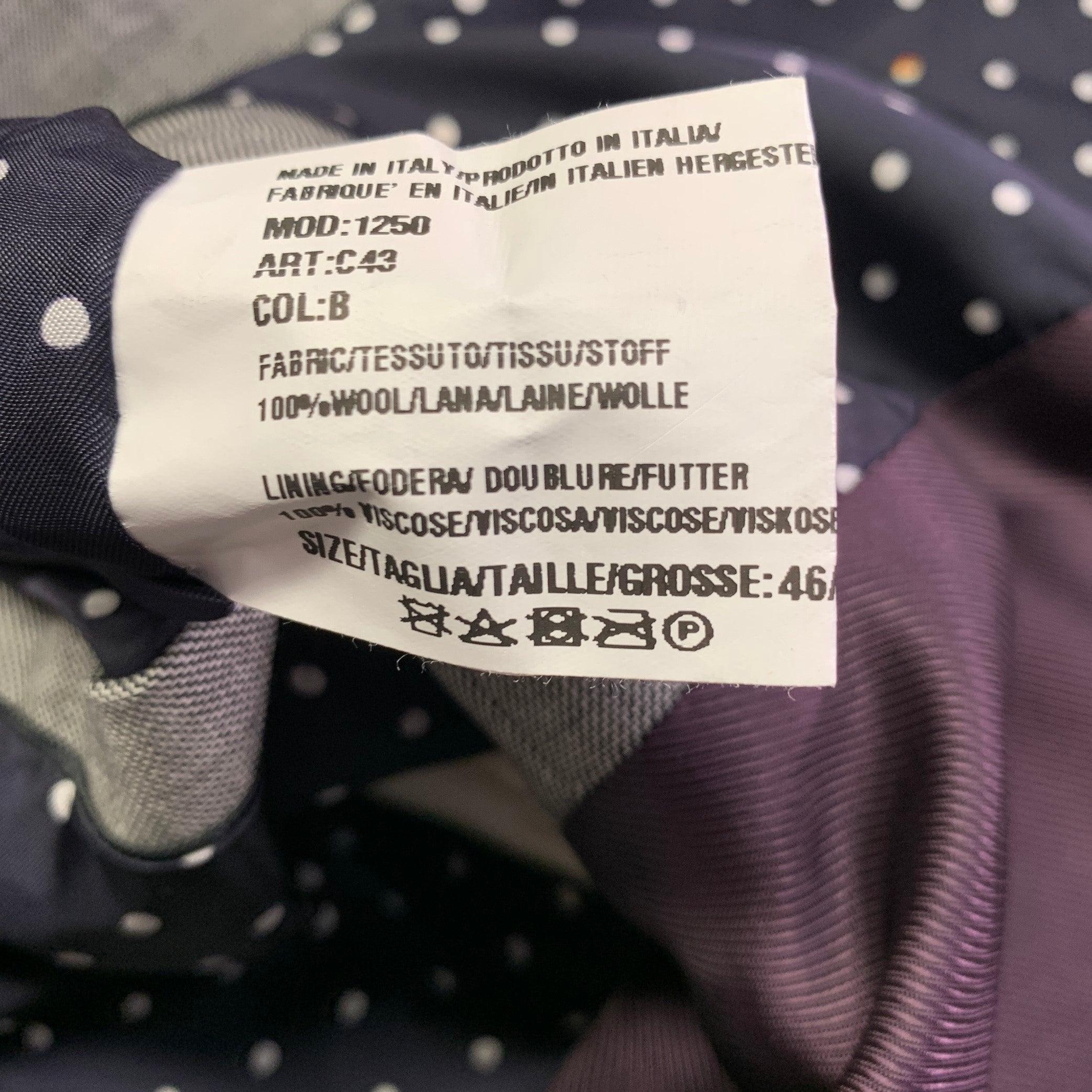 PAUL SMITH Taille 46 The Kensington Regular Grey Wool Slim Fit Notch Lapel Suit (Costume cintré en laine grise à revers échancré) en vente 5